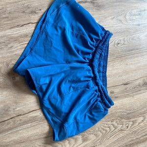 Blue Lululemon shorts